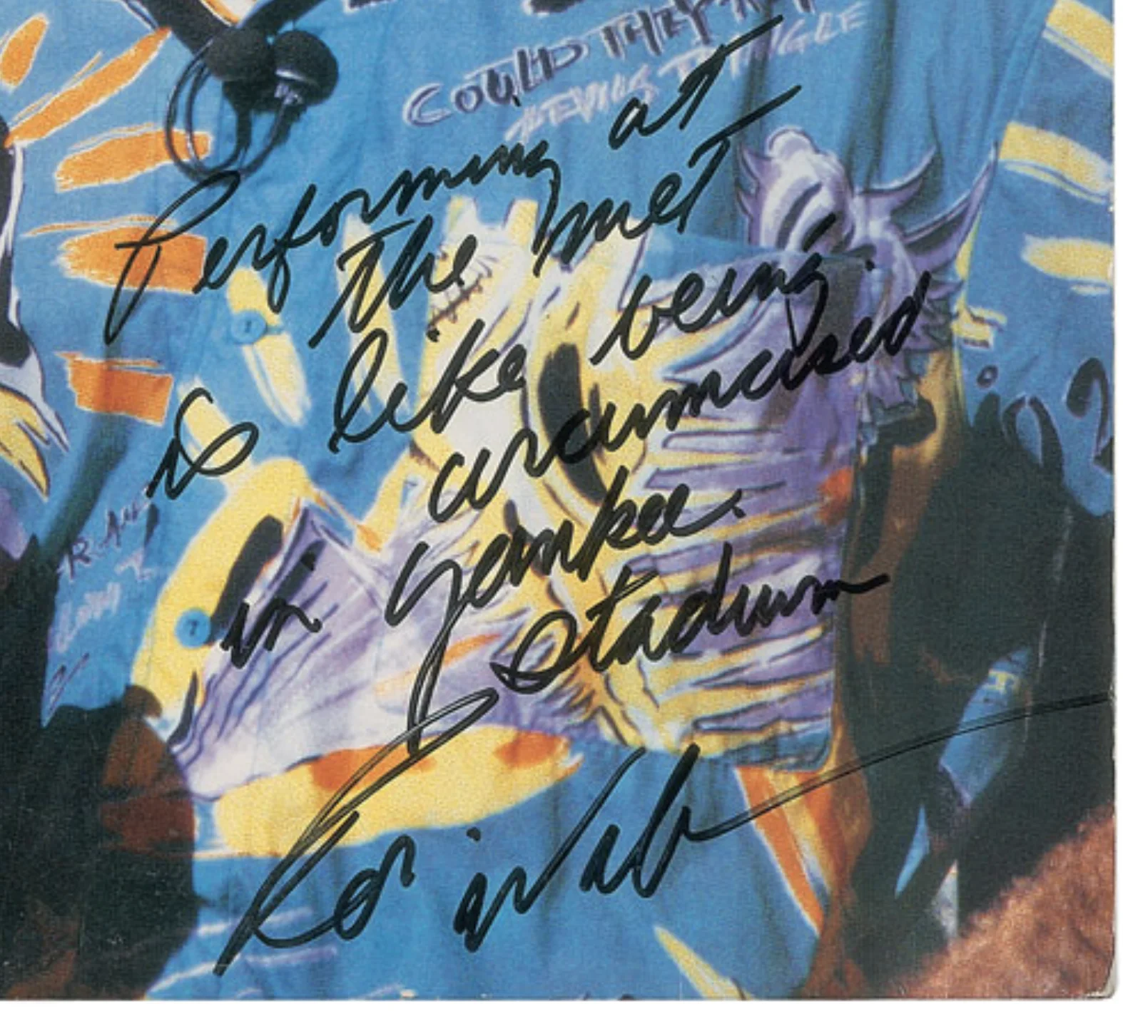 Robin Williams — Robin Williams Autographed Signed Record Album GREAT Inscription AMCo LOA 14192, изображение 2