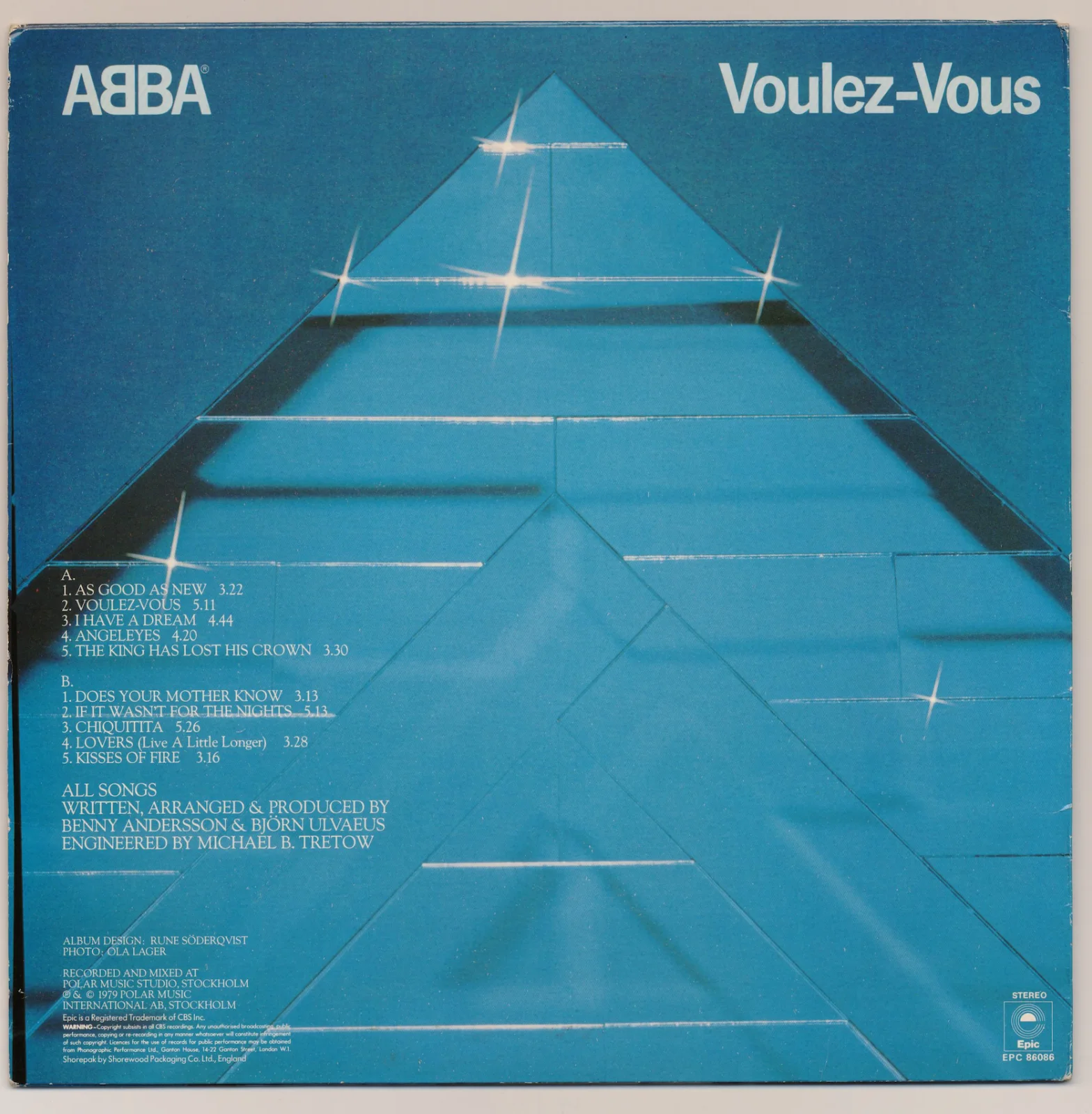 ABBA Band Autographed Signed Voulez-Vous Record Album AMCo LOA 29283, image 3