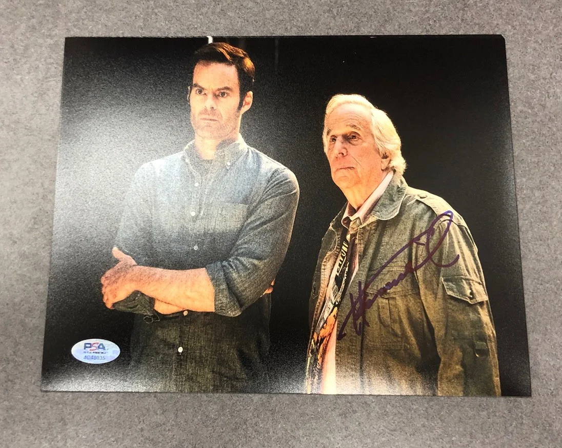 Henry Winkler — Henry Winkler BARRY pic 2 Signed 8x10 photo PSA/DNA Autographed