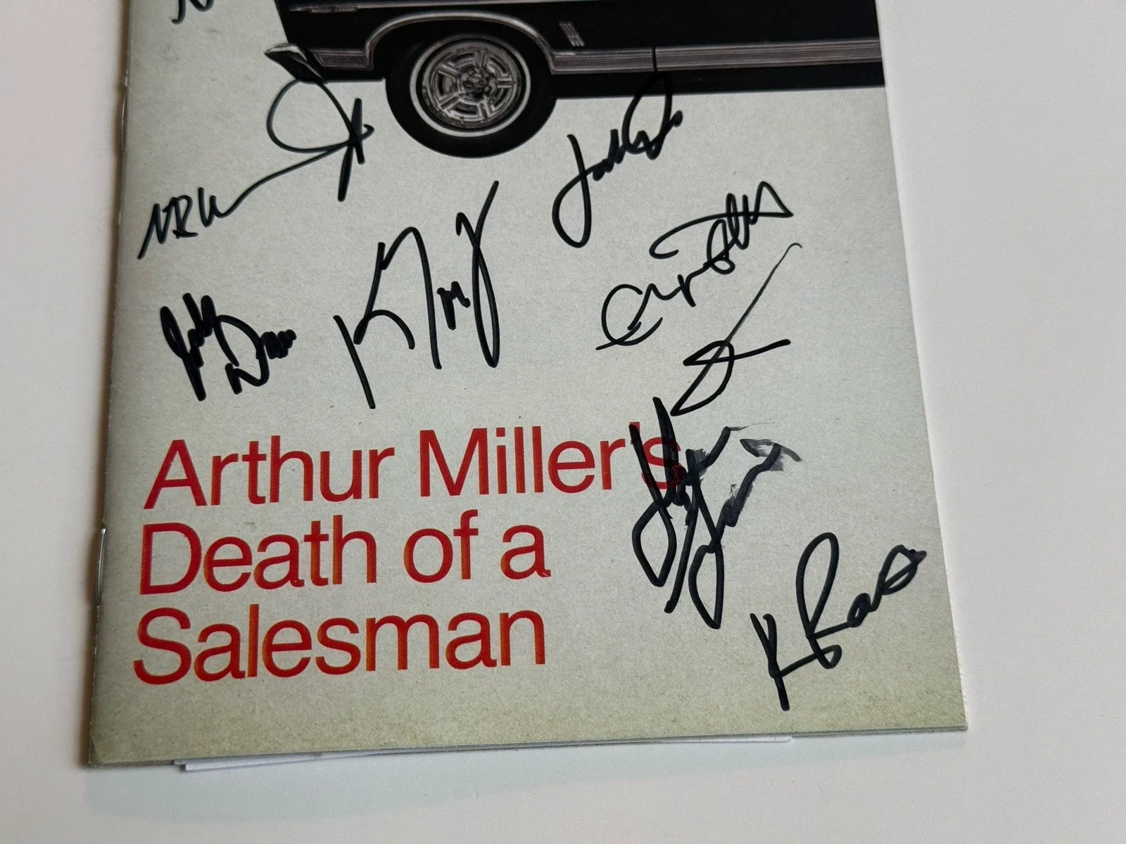 cast members — Death of A Salesman signed Broadway playbill Nathan Lane Metcalf & cast members, изображение 3