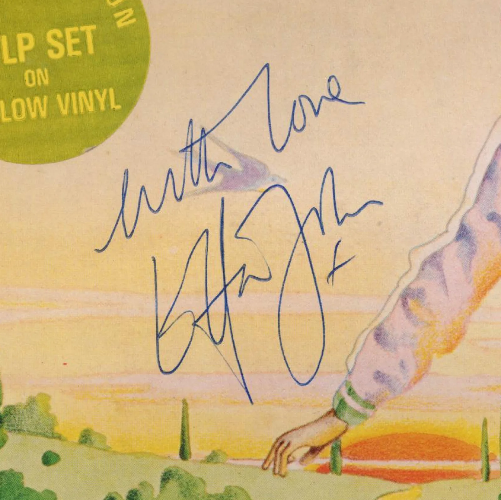 Elton John Autographed Signed Yellow Brick Road Record Album AMCo LOA 29281, изображение 2