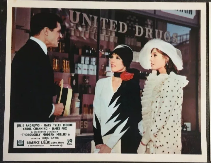 THOROUGHLY MODERN MILLIE VINTAGE ORIGINAL 1967 UK LOBBY CARD SET - JULIE ANDREWS, изображение 2