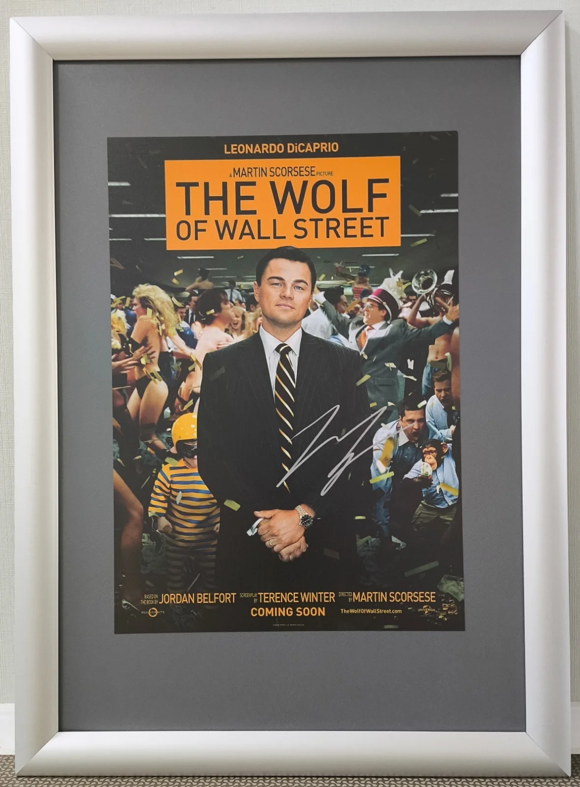 LEONARDO DICAPRIO — LEONARDO DICAPRIO SIGNED AUTOGRAPHED PHOTO 8X12 RARE, image 2