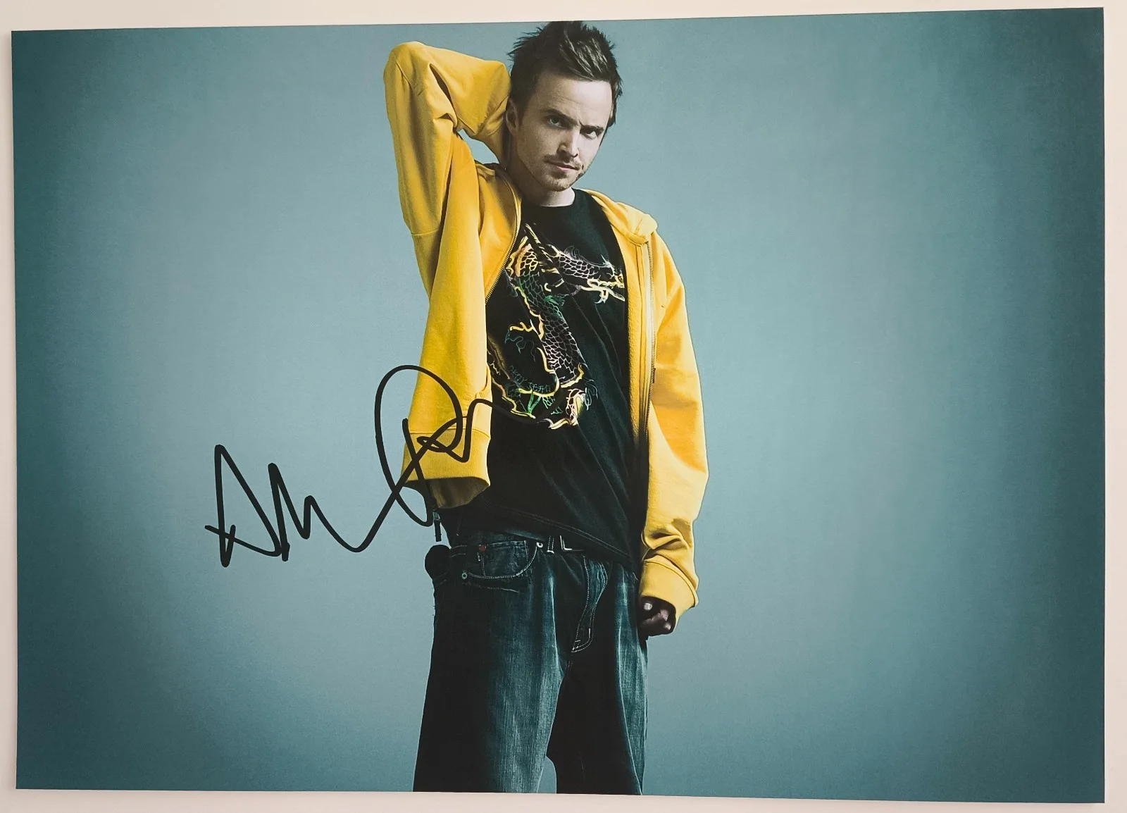 AARON PAUL — AARON PAUL SIGNED AUTOGRAPHED PHOTO 8X12, image 4