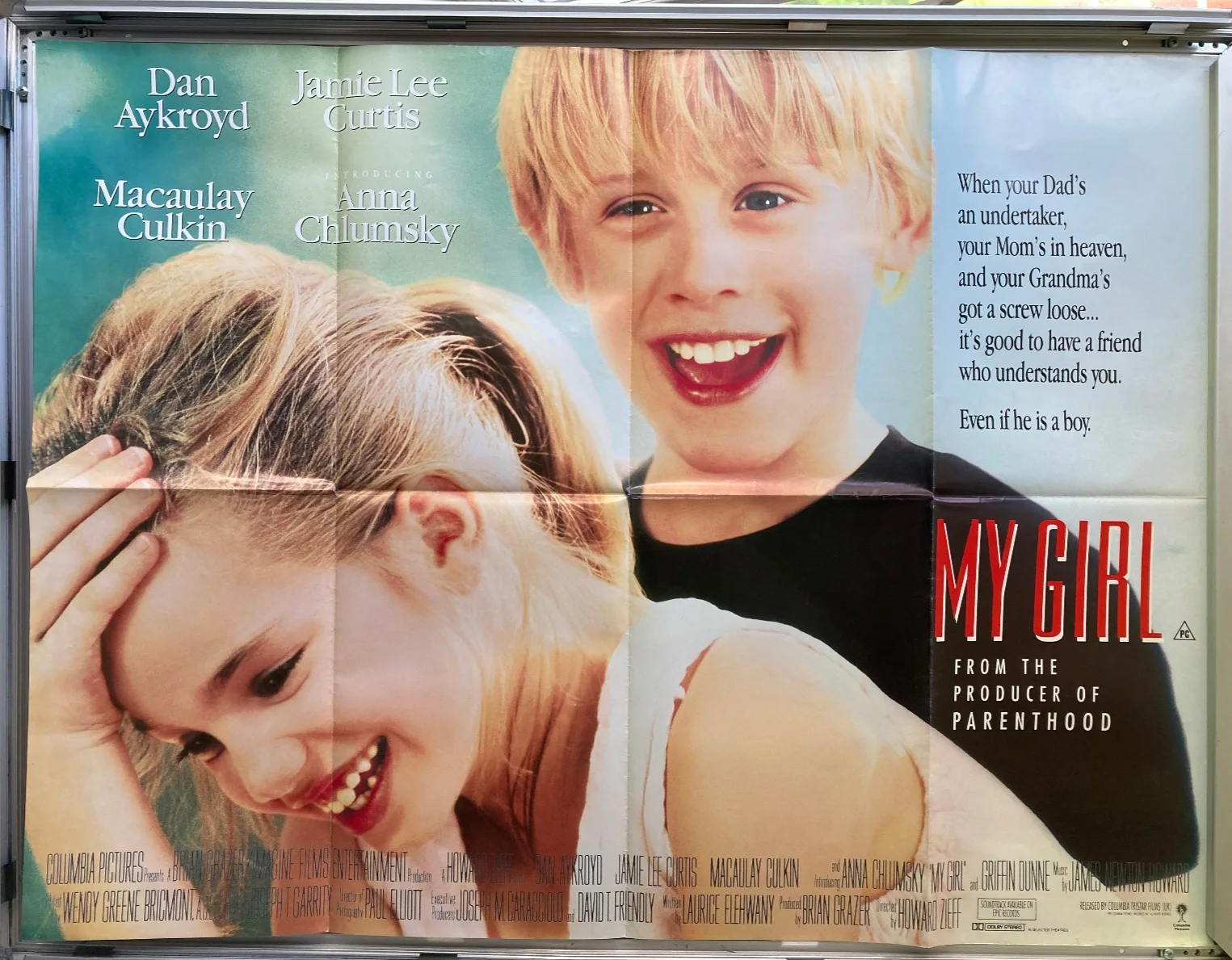 Cinema Poster: MY GIRL 1991 (Quad) Macaulay Culkin Anna Chlumsky Dan Aykroyd, изображение 2