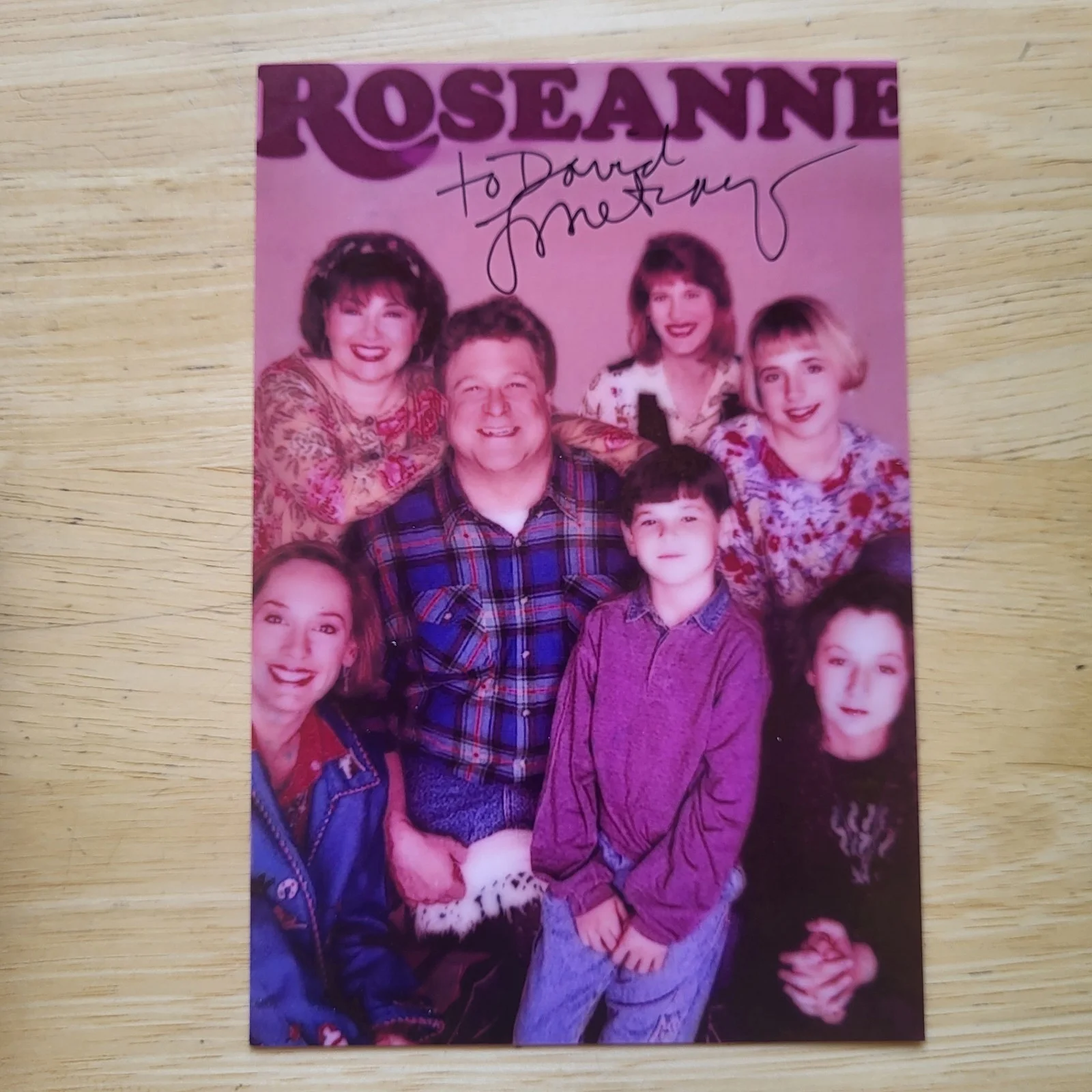 Laurie Metcalf — Laurie Metcalf Roseanne Hand Signed 4x6 Autograph