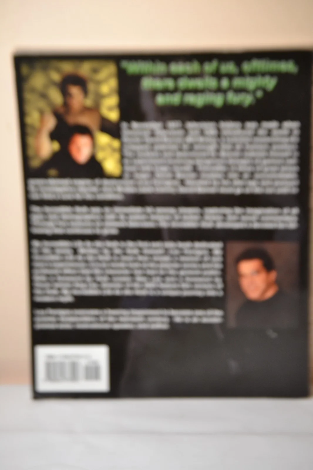 2003 MY INCREDIBLE LIFE AS THE HULK Lou Ferrigno -Inscribed & SIGNED / Softcover, image 2