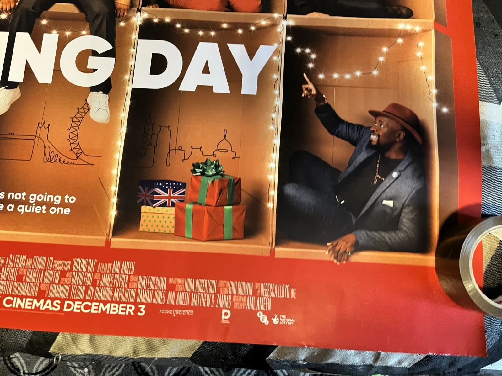 BOXING DAY - Original Cinema UK Quad Poster 40" x 30" Double Sided, image 2