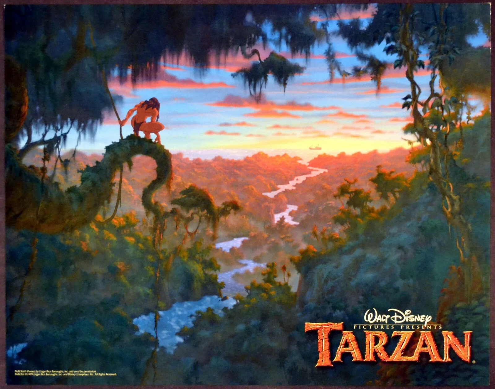 TARZAN 1999 Walt Disney Edgar Rice Burroughs LOBBY SET, изображение 4