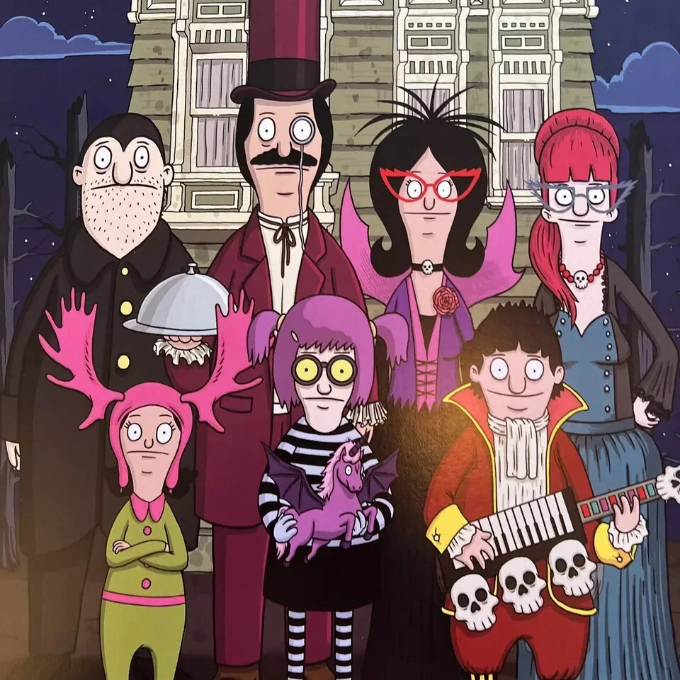 Frank Forte — Bobs Burgers Halloween Poster Artist Signed Frank Forte 11.5 x 16.5 a8, изображение 3