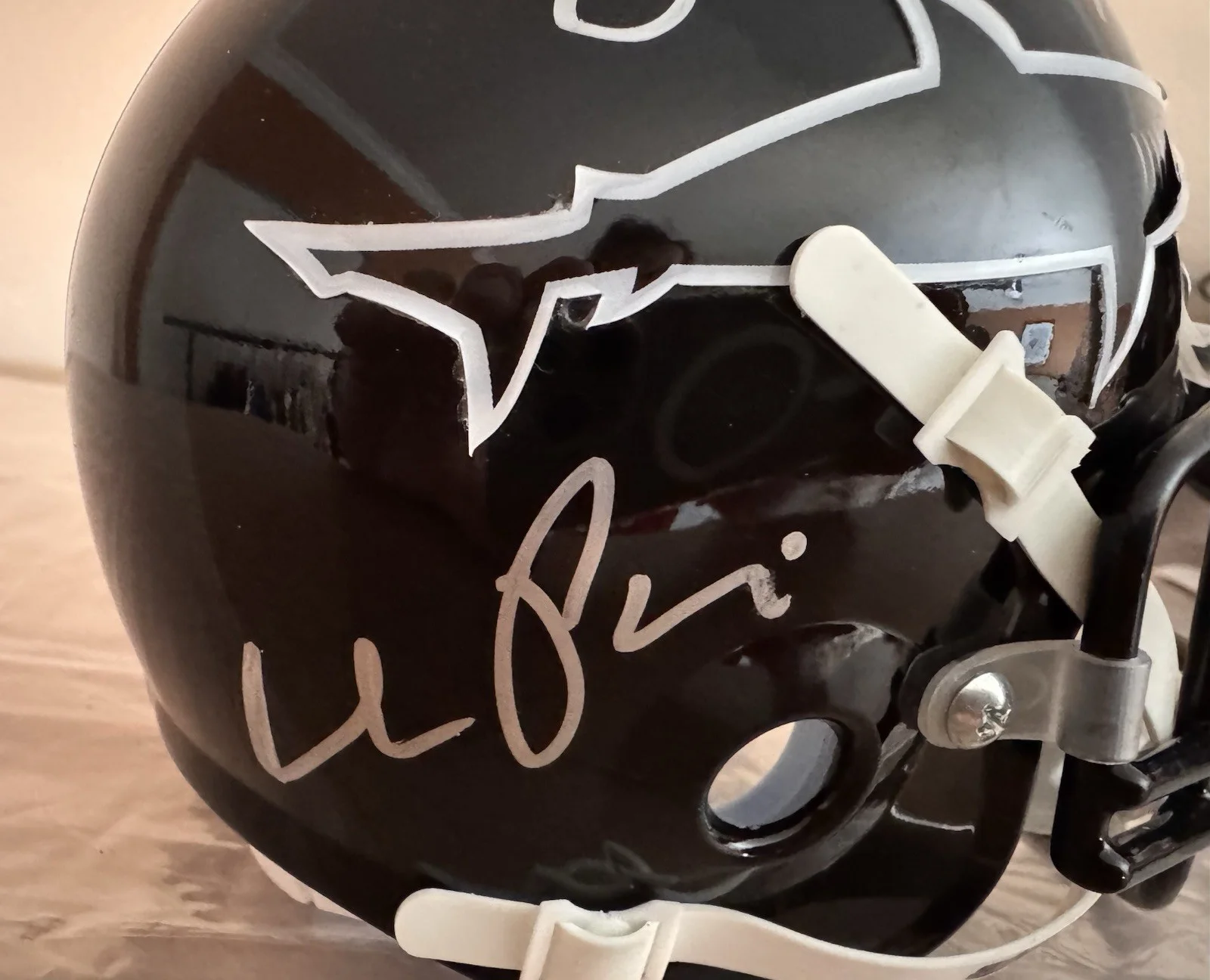 Al Pacino, Jamie Foxx — Al Pacino, Jamie Foxx Autographed "Any Given Sunday" Miami Sharks Mini-Helmet, изображение 2
