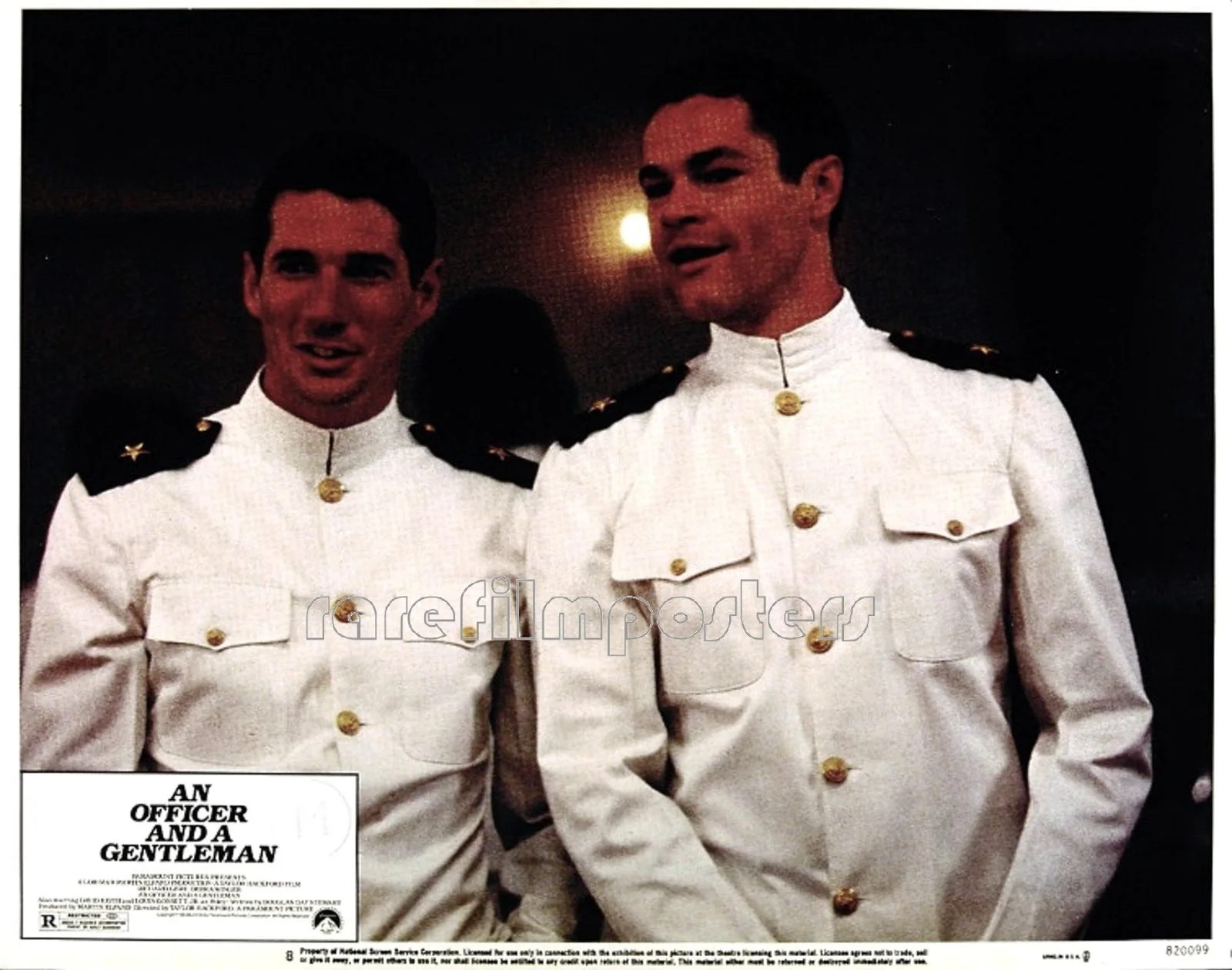 OFFICER AND A GENTLEMAN 1982 Richard Gere, Debra Winger 4 U.S. LOBBY CARDS, изображение 4