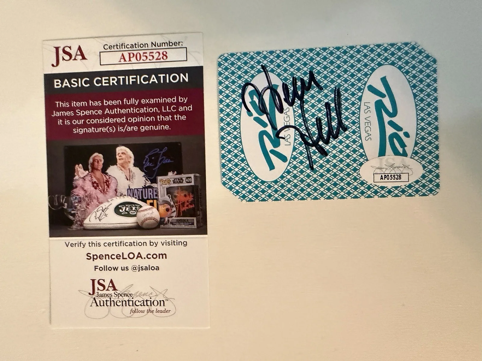 Henry Hill Goodfellas Rio Casino #9 Autographed Playing Card JSA COA, изображение 3