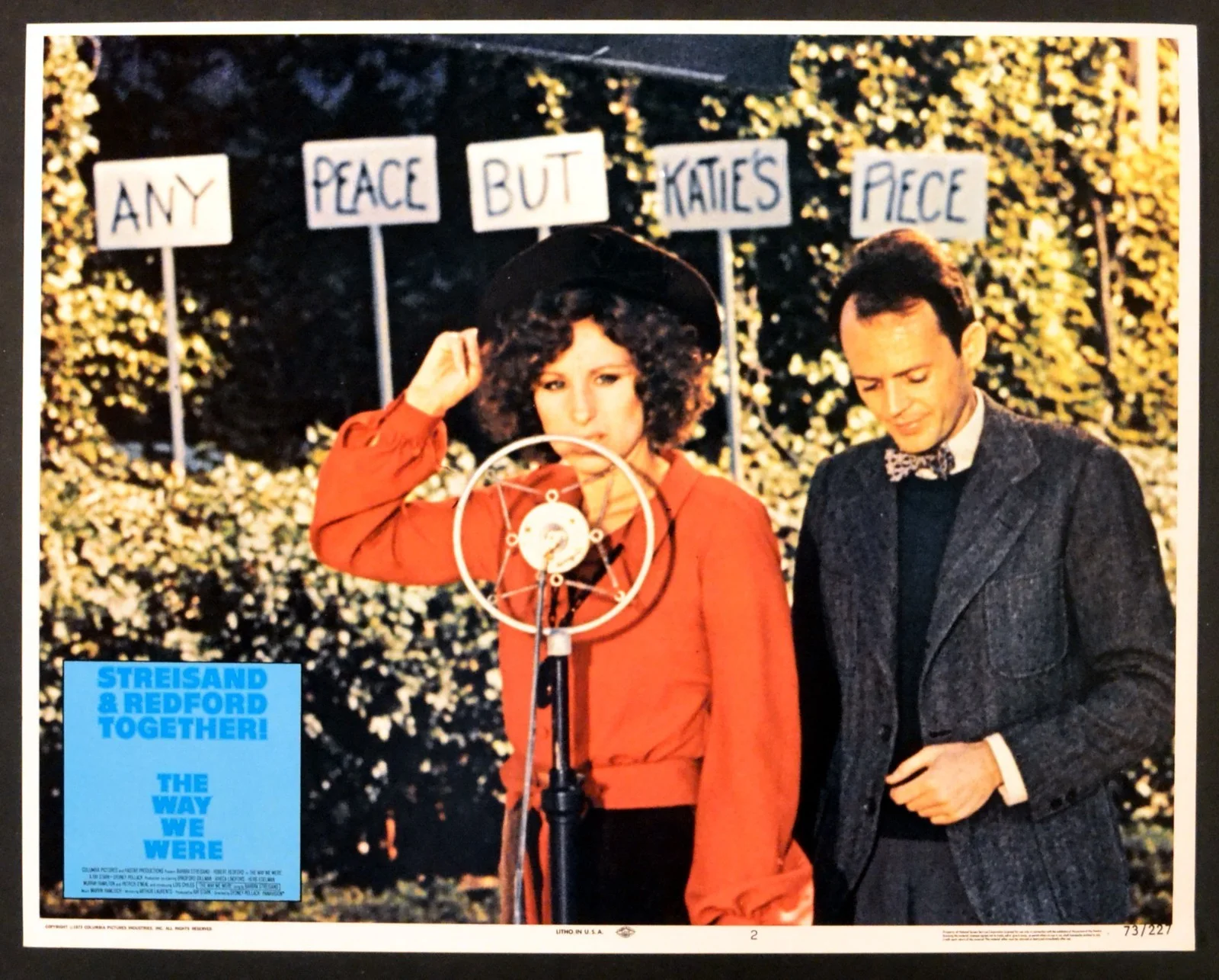 WAY WE WERE 1973 Barbra Streisand, Robert Redford 7 LOBBY CARDS, image 3