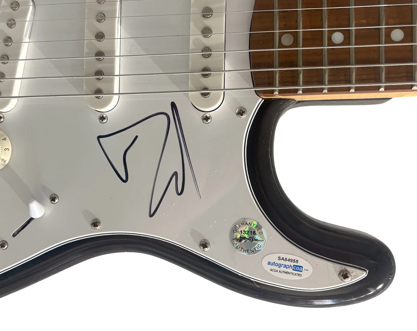 Dave Grohl Foo Fighters Nirvana Autographed Signed Fender Guitar ACOA, image 3