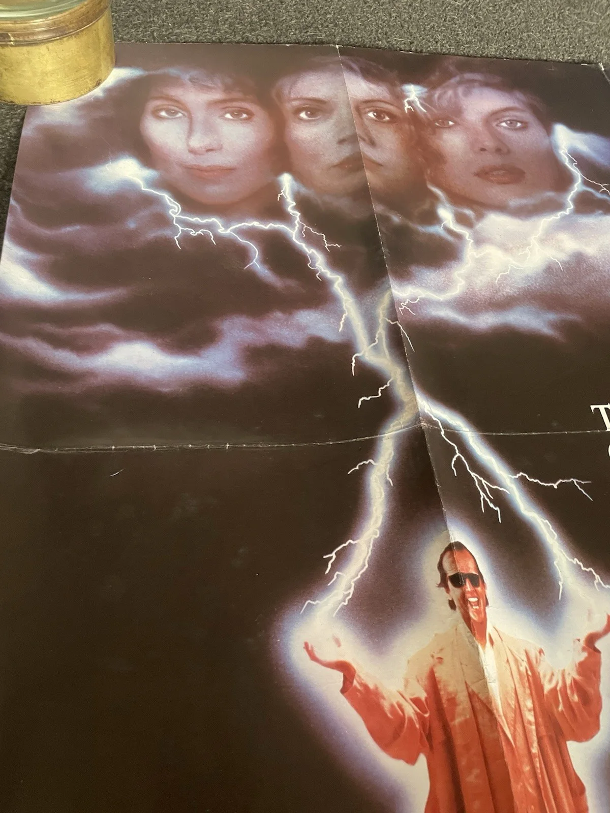 THE WITCHES OF EASTWICK (1987) Original Cinema Quad Film Poster - Jack Nicholson, изображение 2