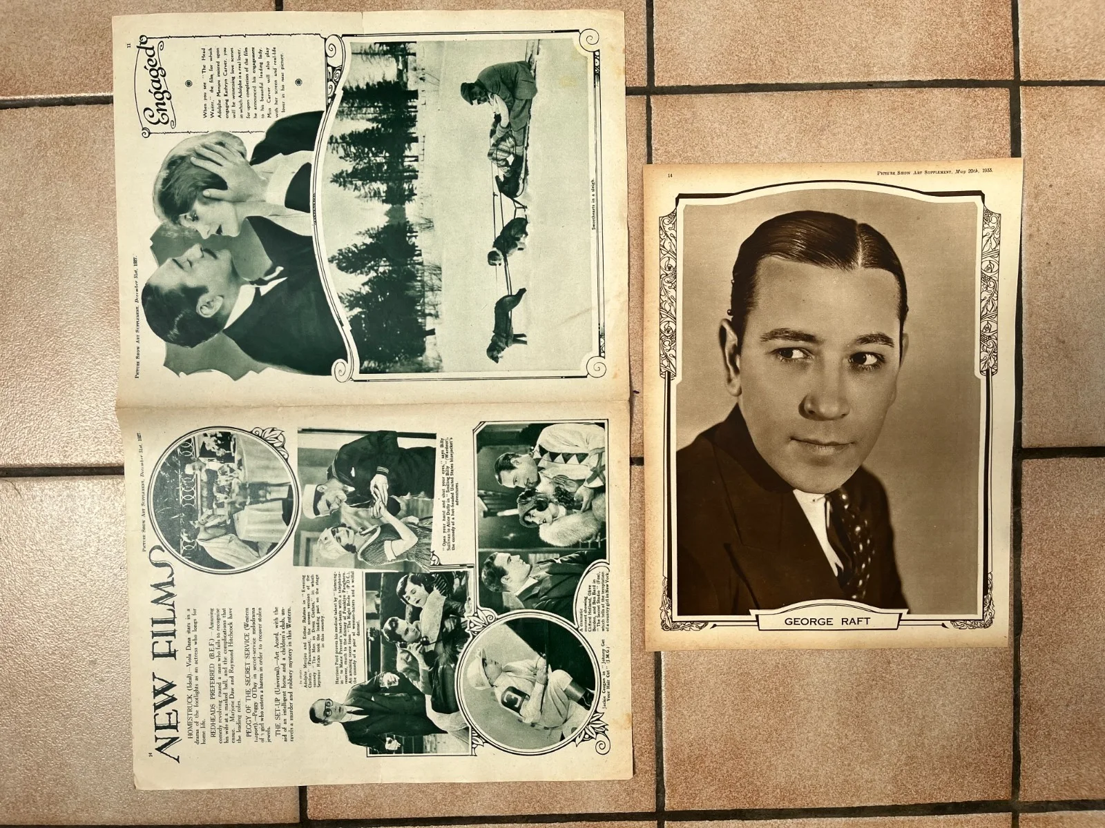 Vintage BUSTER KEATON Two (2) "Picture Show Supplements" 1927/33, image 2