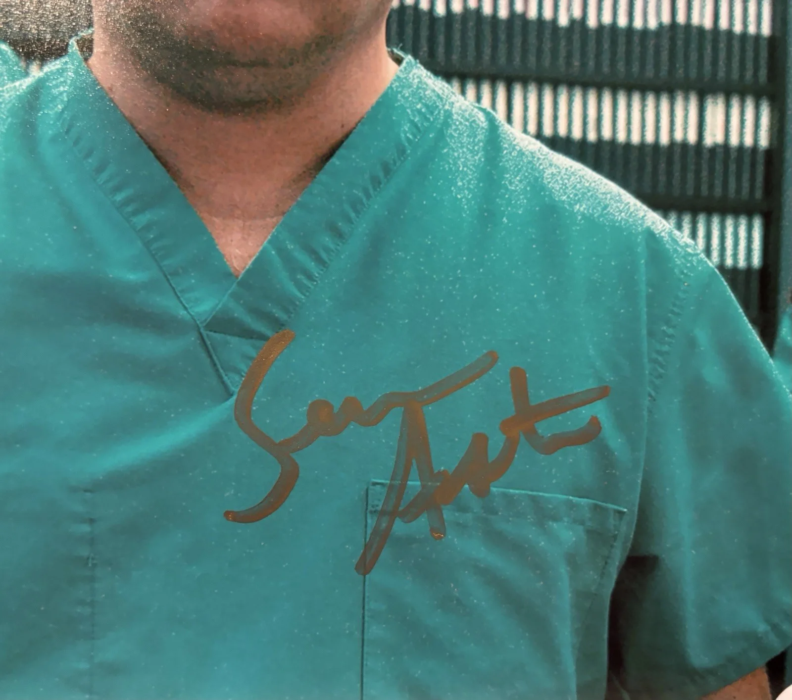 Sean Astin — Netflix Stranger Things Bob Newby Sean Astin Autograph Gloss Photo Mint JSA COA, изображение 2