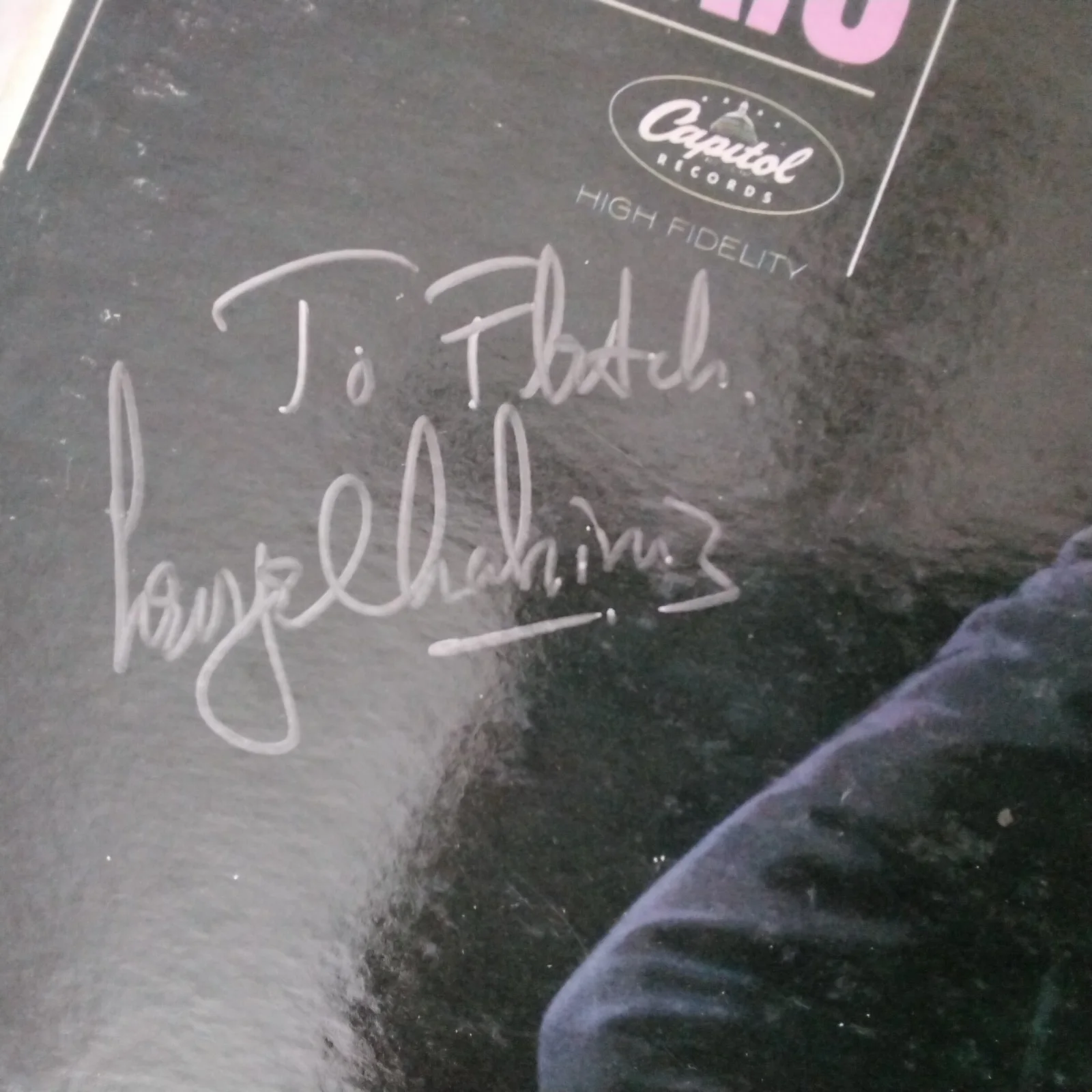George Chakiris SIGNED 1963 Album Cover 60s Movie TV Actor West Side Story, изображение 4