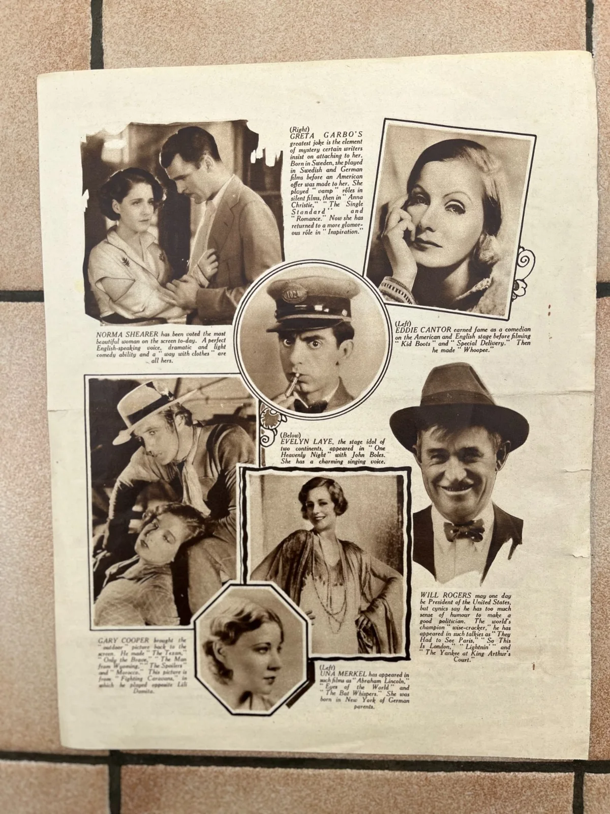 ANN HARDING CONRAD NAGEL CHAPLIN CRAWFORD GARBO Others "Film Star Album" 1930s, изображение 2