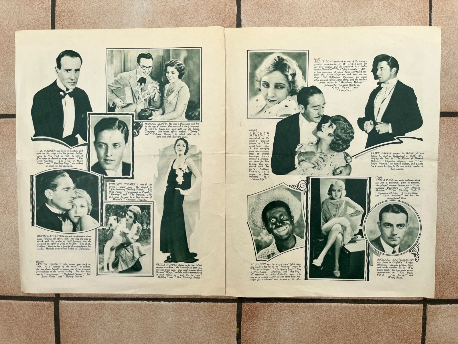 ANN HARDING CONRAD NAGEL CHAPLIN CRAWFORD GARBO Others "Film Star Album" 1930s, изображение 3