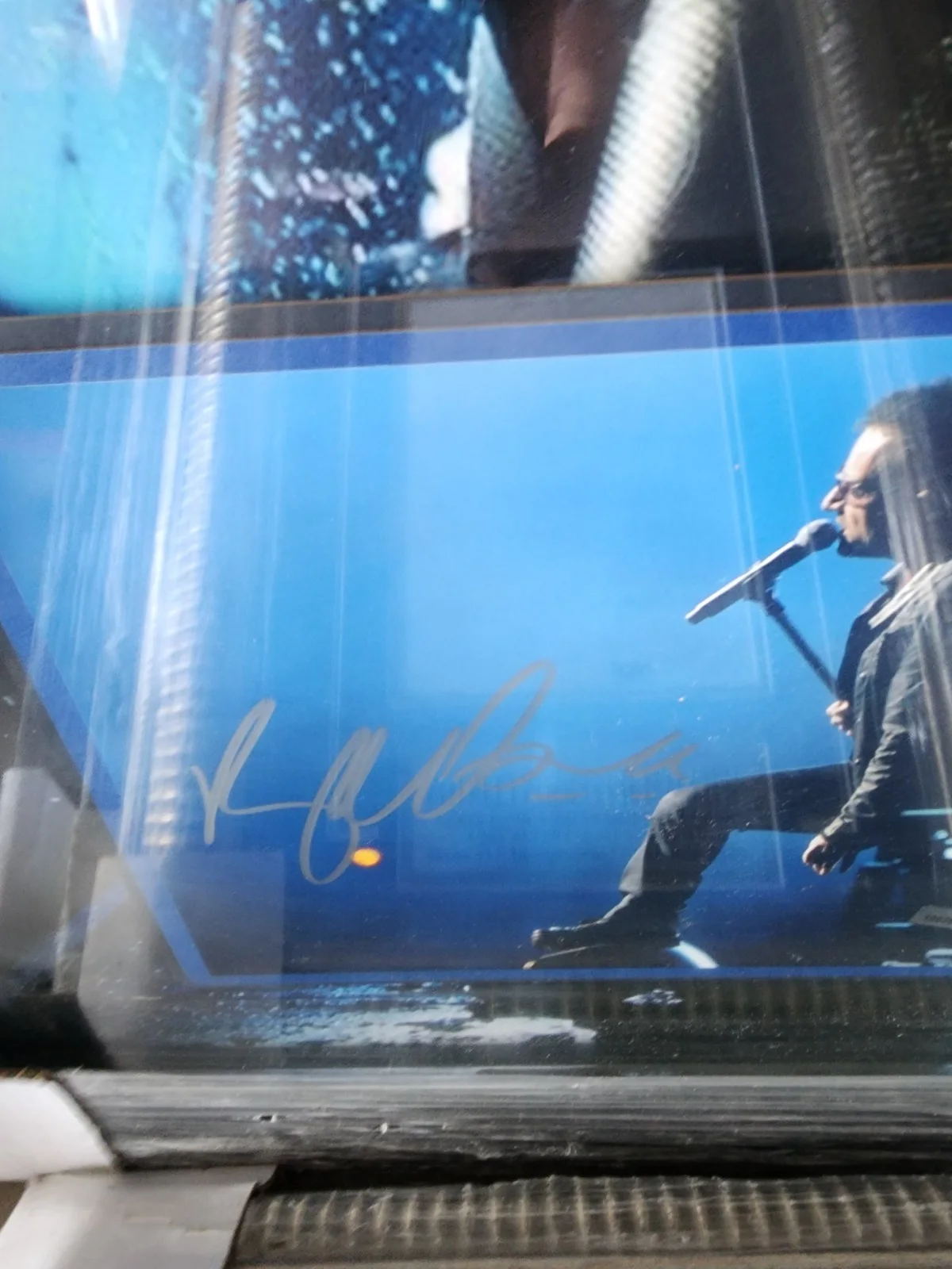 Bono Of U2 Signed 8 X 10 Color Photo Framed, image 2