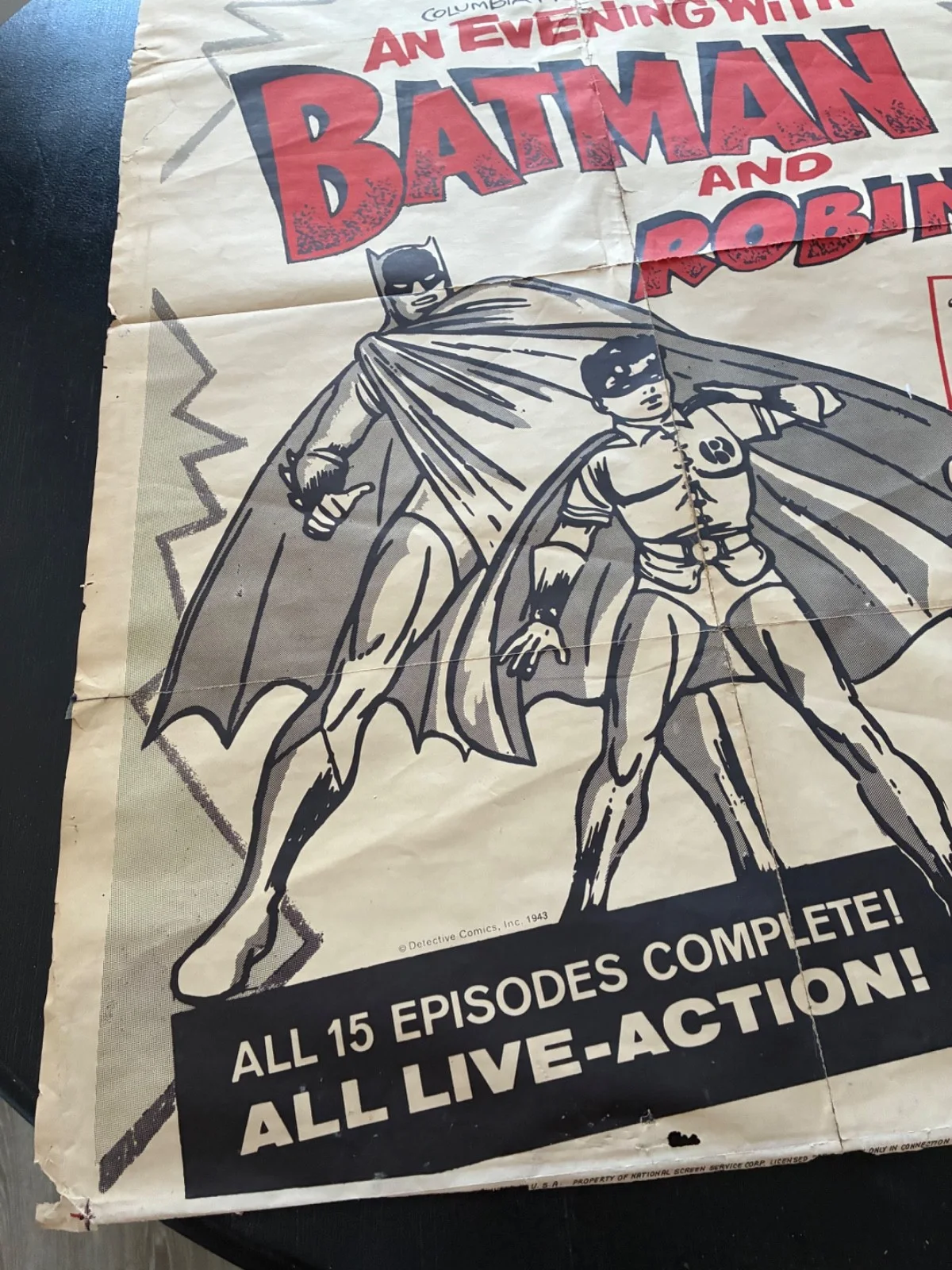 AN EVENING WITH BATMAN AND ROBIN 1965 FILM POSTER VERY RARE, изображение 4