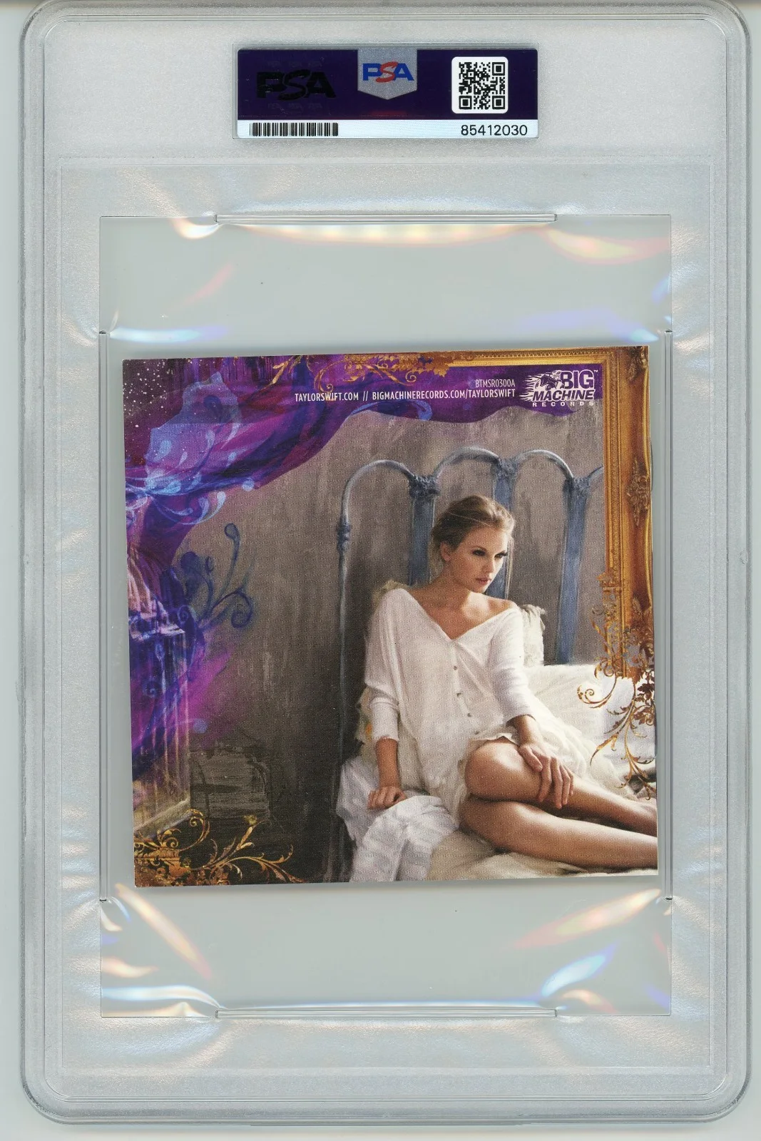 Taylor Swift ~ Signed Autographed "Speak Now" Album Cover ~ PSA DNA Encased, изображение 2