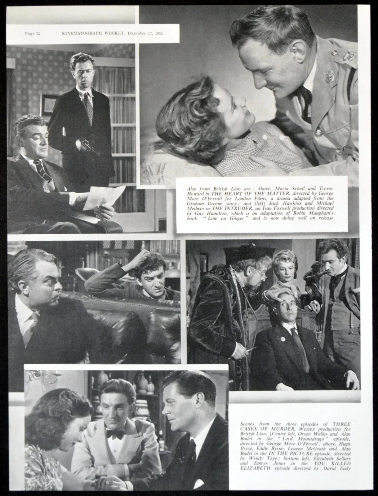 RUNAWAY BUS * THE CONQUEST OF EVEREST * AN INSPECTOR CALLS 1954 KINE PAGES, изображение 3