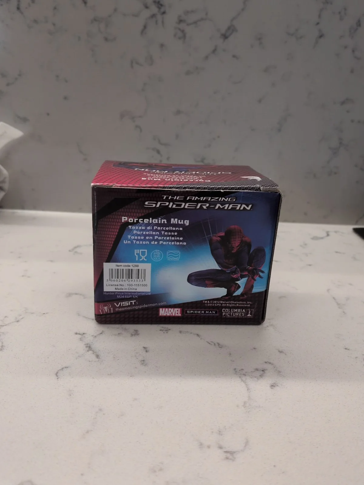 The Amazing Spiderman Porcelain Mug New In Box, изображение 4