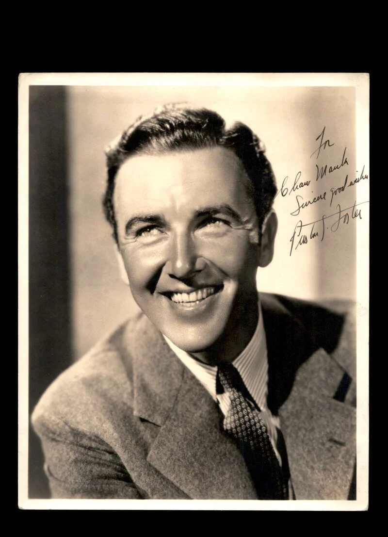 Preston Foster — Preston Foster JSA Loa Signed 8x10 Photo Autograph