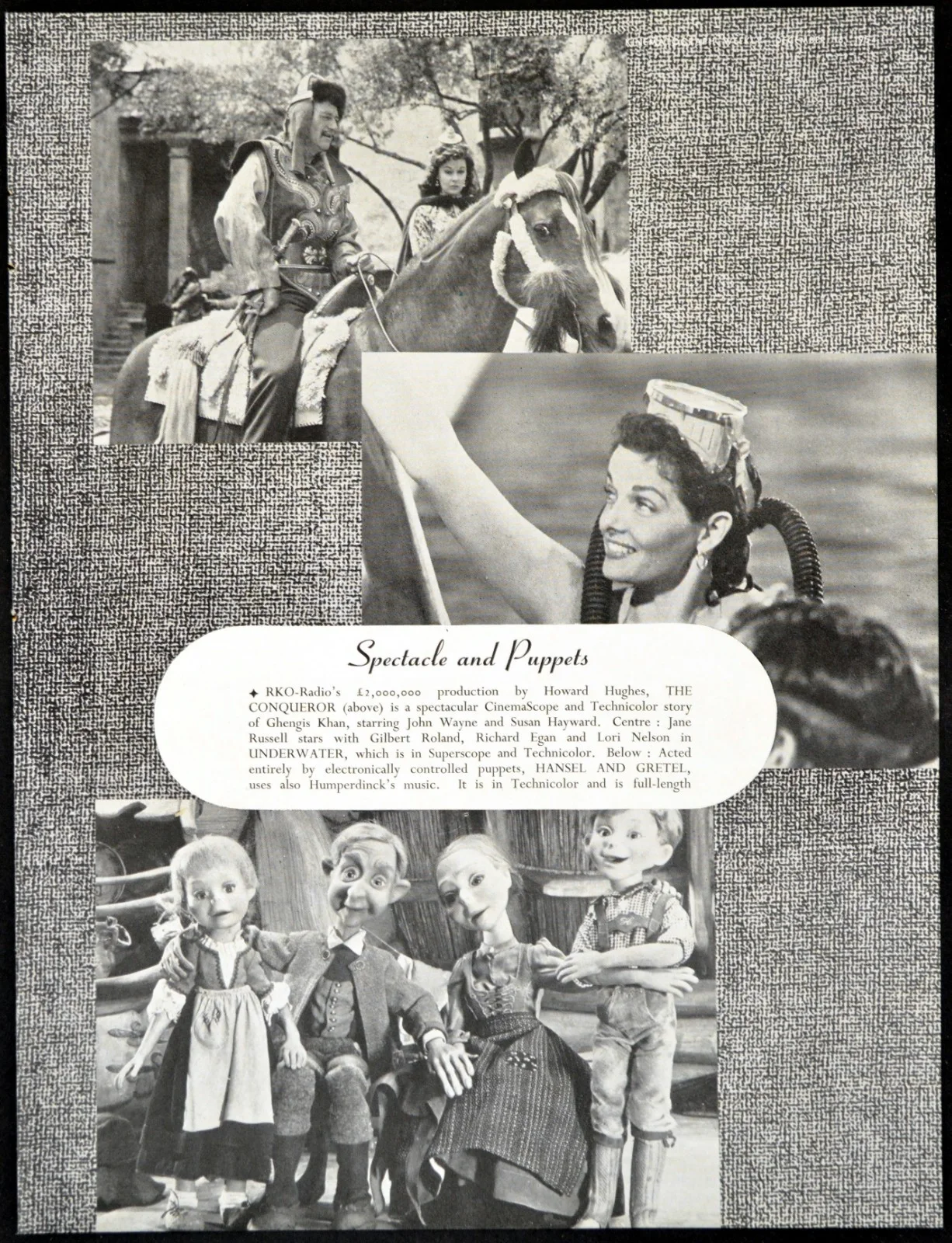 CATTLE QUEEN OF MONTANA * THE SHIP THAT DIED OF SHAME 1954 KINE PAGES, image 5