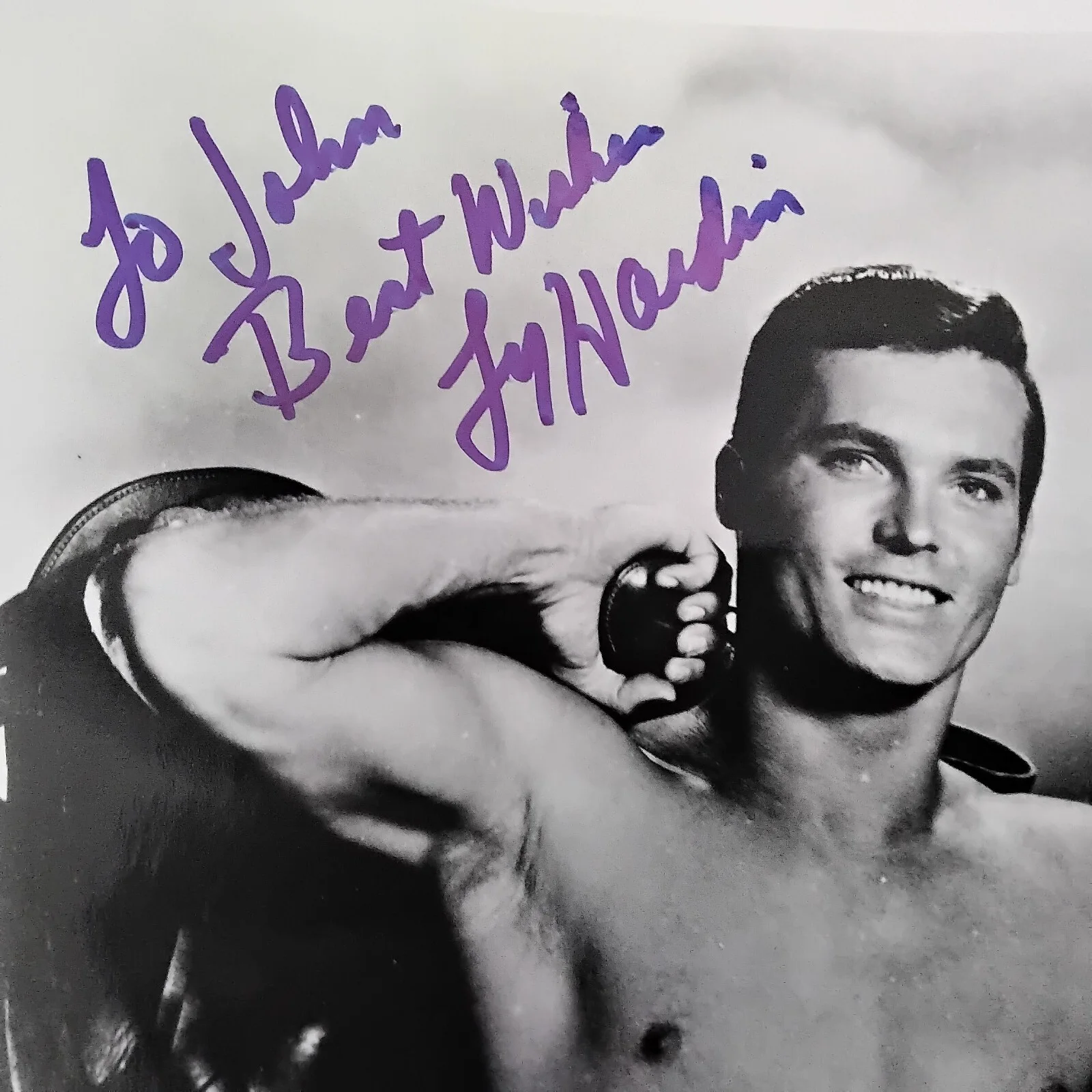 Ty Hardin SIGNED Photo 60s Movie TV Actor Berzerk Bronco Cheyenne Chapman Report, изображение 4