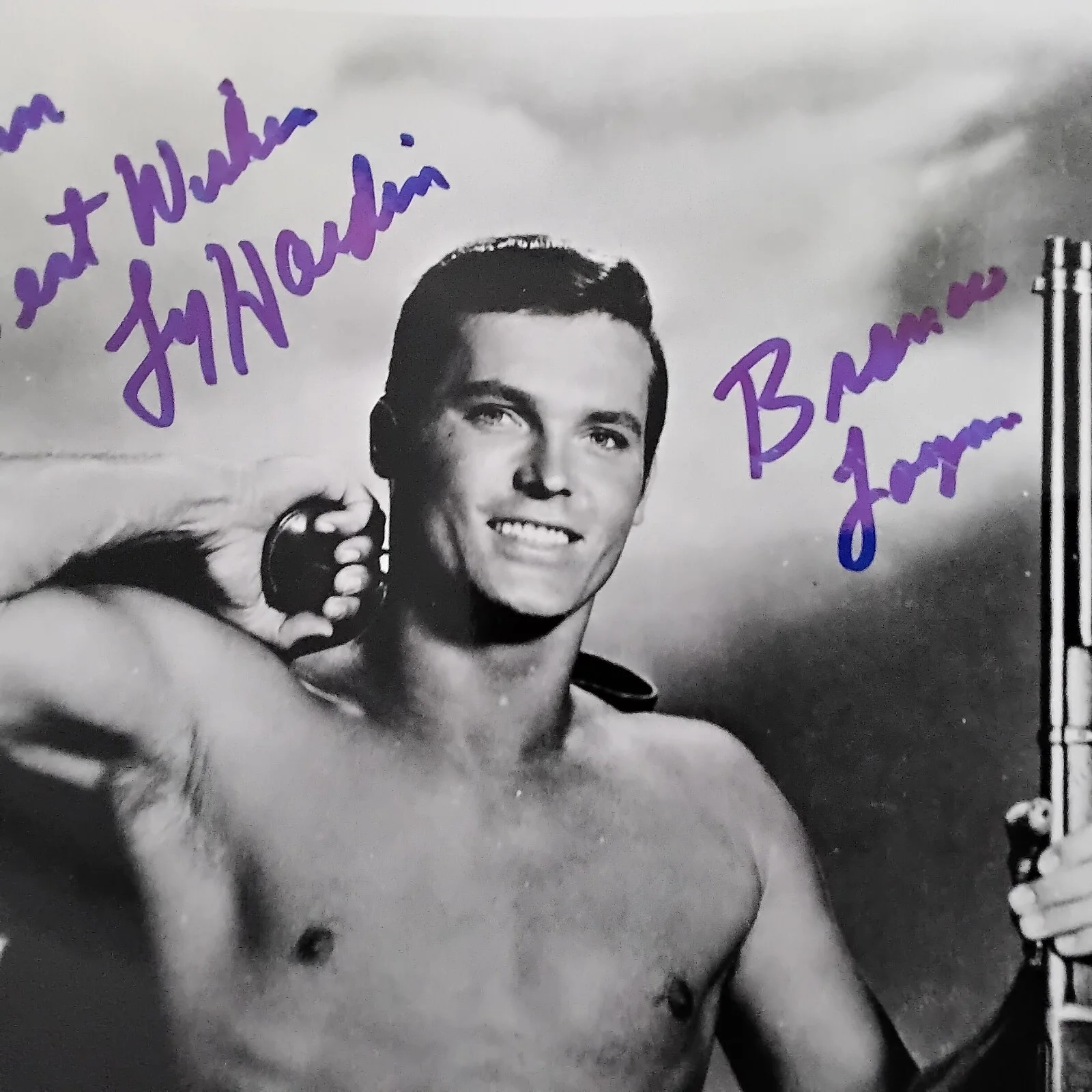 Ty Hardin SIGNED Photo 60s Movie TV Actor Berzerk Bronco Cheyenne Chapman Report, изображение 5