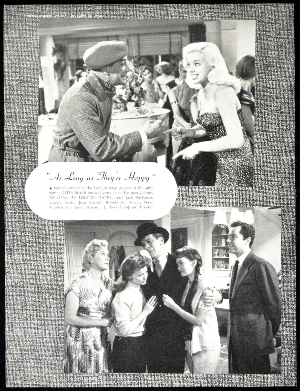 AS LONG AS THEY’RE HAPPY * FOXFIRE * MAN WITHOUT A STAR 1954 KINE PAGES, изображение 4