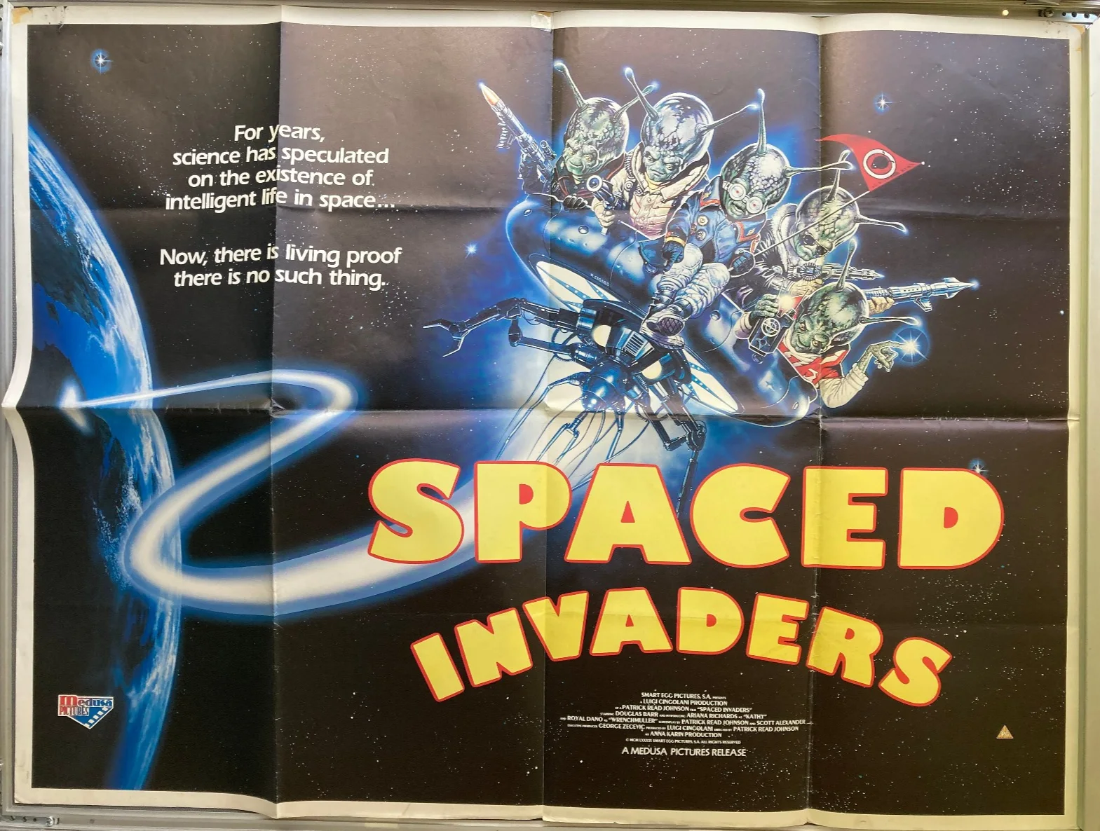 Cinema Poster: SPACED INVADERS 1990 (Quad) Ariana Richards Patrick Read Johnson, image 2