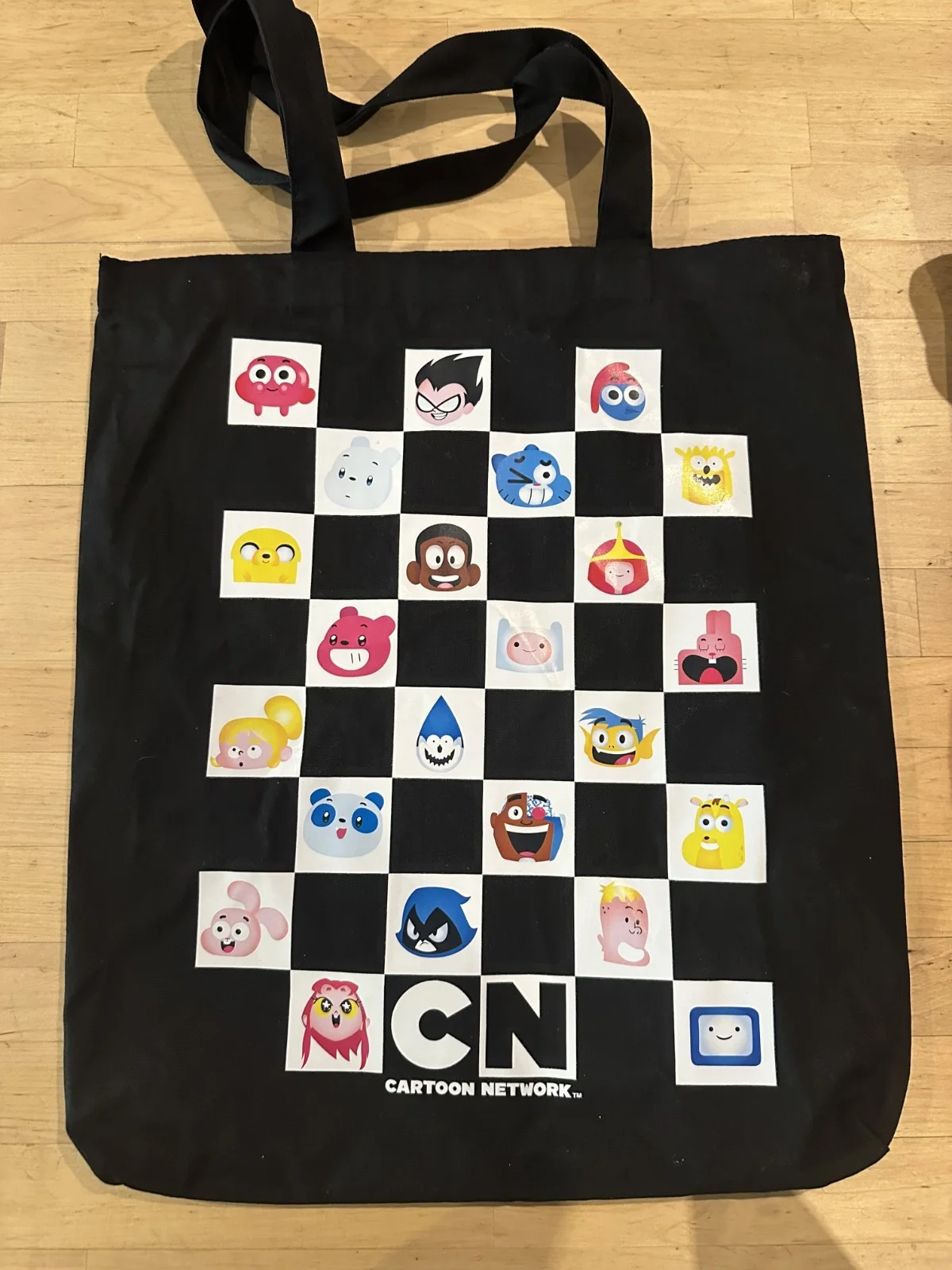 CARTOON NETWORK REGULAR SHOW TEEN TITANS GO UK PROMO NEW TOTE BAG, изображение 2