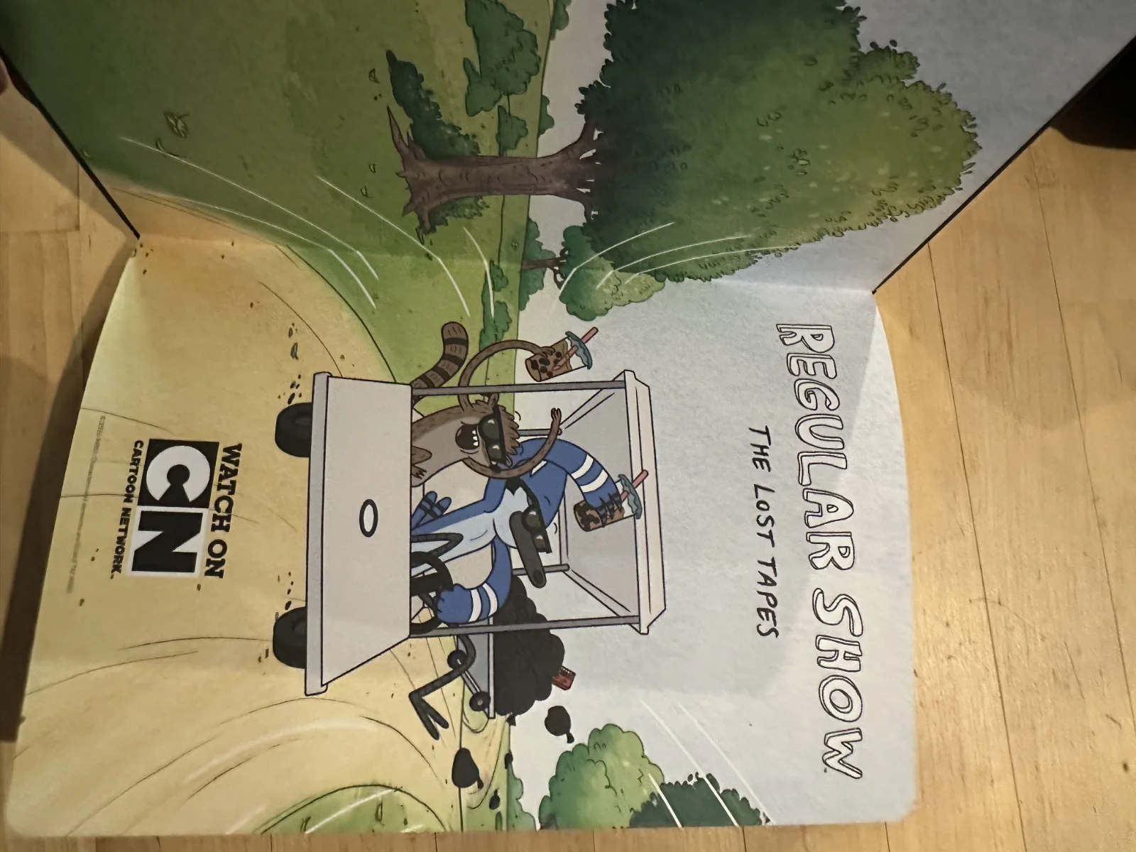 CARTOON NETWORK REGULAR SHOW THE LOST TAPES UK PROMO NEW NOTE BOOK HARDBACK, изображение 2