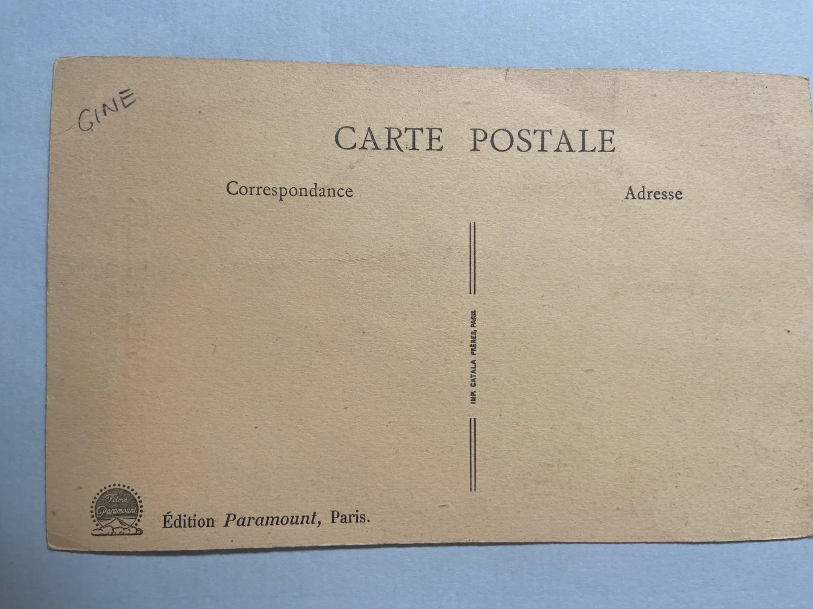 Raquel Meller photo Postcard Paramount , Paris, image 2