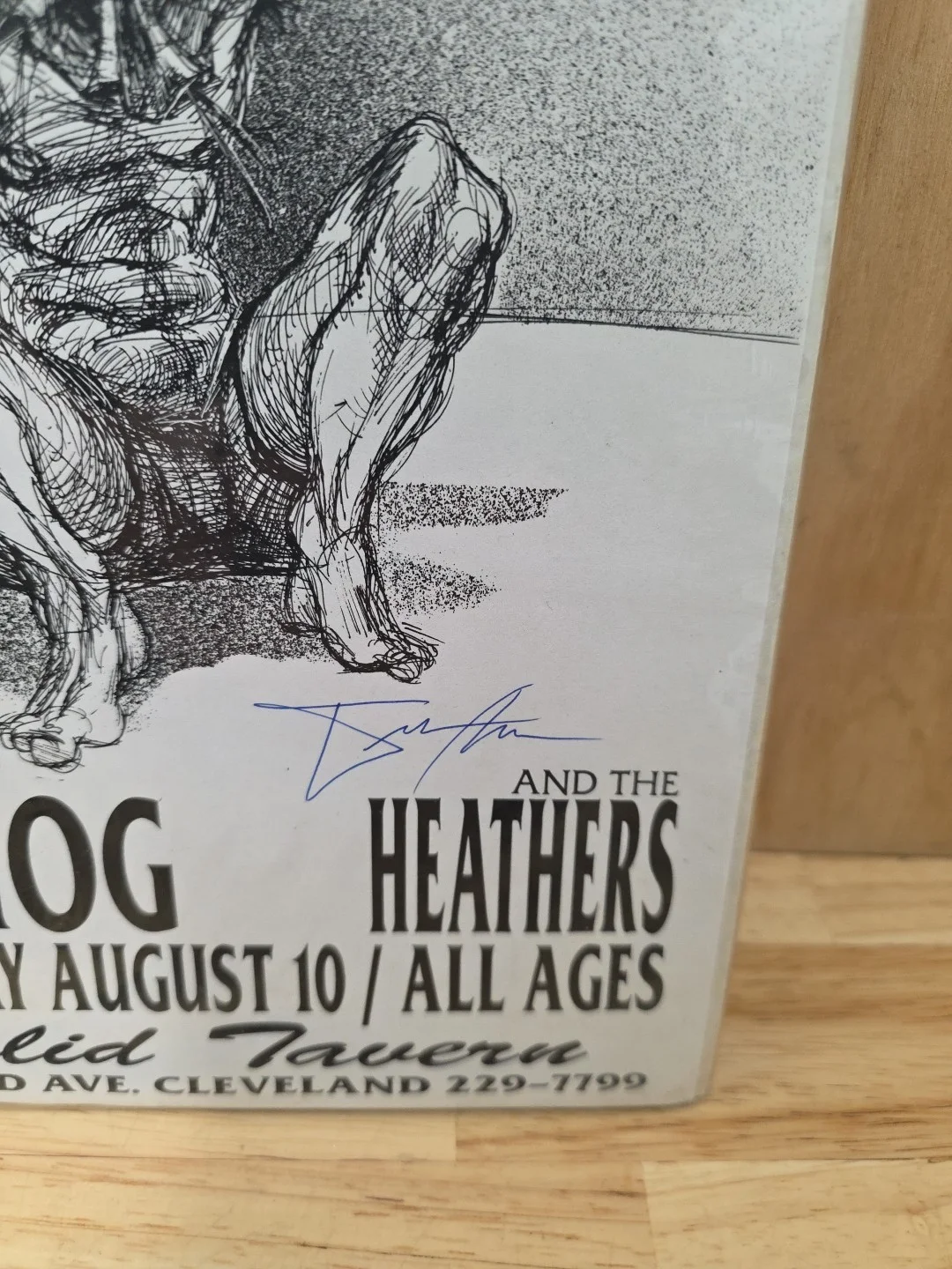 Laughing Hyenas And Slug Hog Poster Signed Autographed Hard Core Music 99, изображение 2