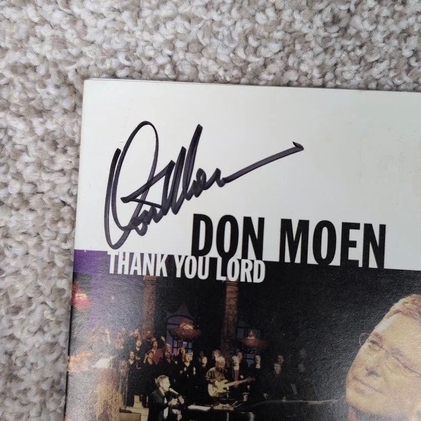 Don Moen Thank You Lord CD Signed Autographed Advance Release 2004 Worship Music, изображение 2