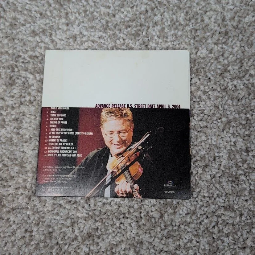 Don Moen Thank You Lord CD Signed Autographed Advance Release 2004 Worship Music, изображение 4
