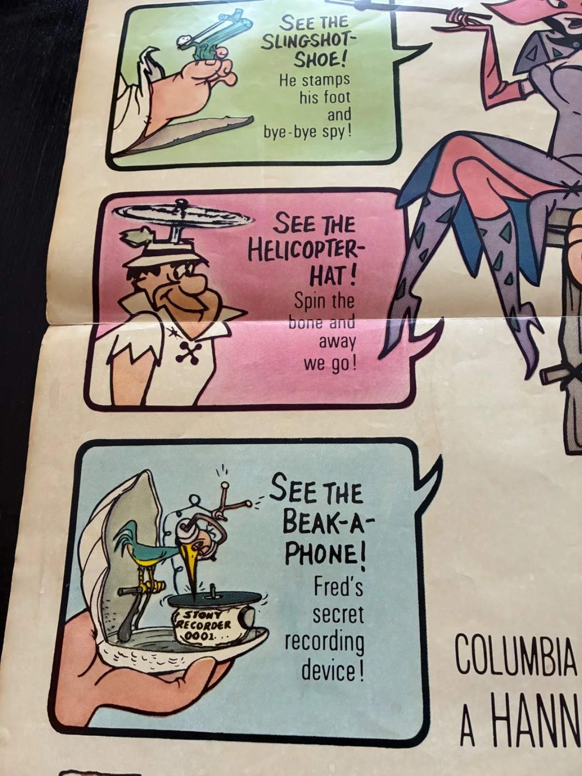 JAMES BOND SPOOF THE MAN CALLED FLINTSTONE ORIGINAL 1966 POSTER, image 5