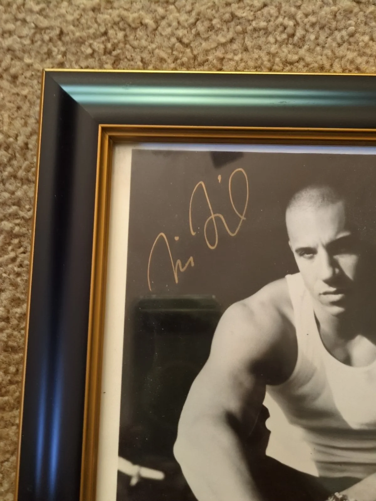 Vin Diesel — Vin Diesel Signed 8x10 Photo Autographed, A Hunk Of A Man!, image 2