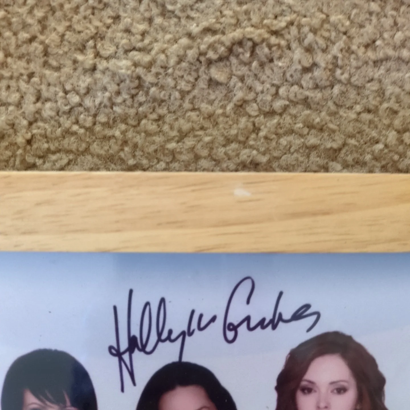 cast of Charmed — Framed Charmed Cast Photo Signed Original Autograph 8x10, image 4