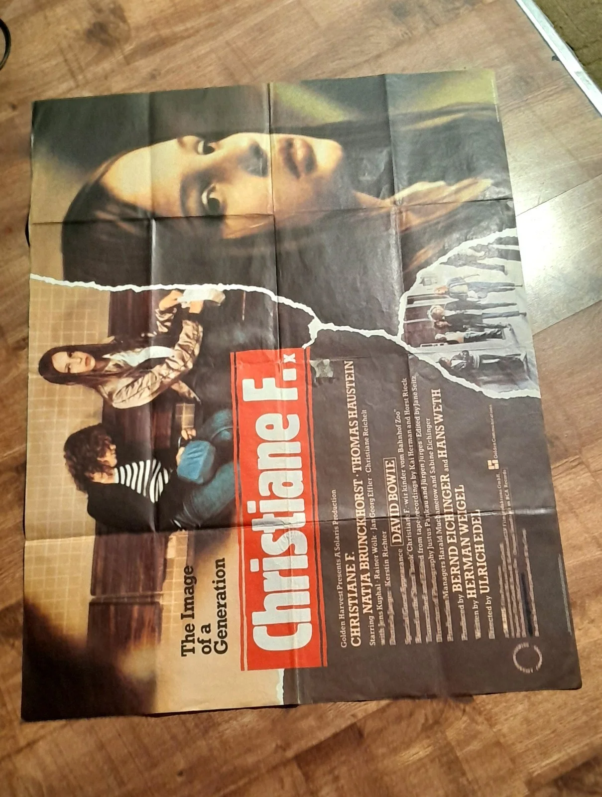 Christiana F. 1981 Quad Movie Poster, image 2