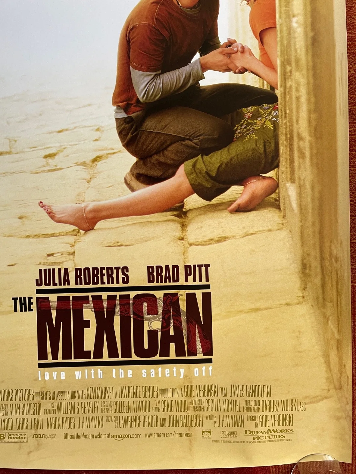 THE MEXICAN (2001) Original One Sheet Movie Poster Brad Pitt, Julia Roberts, изображение 5