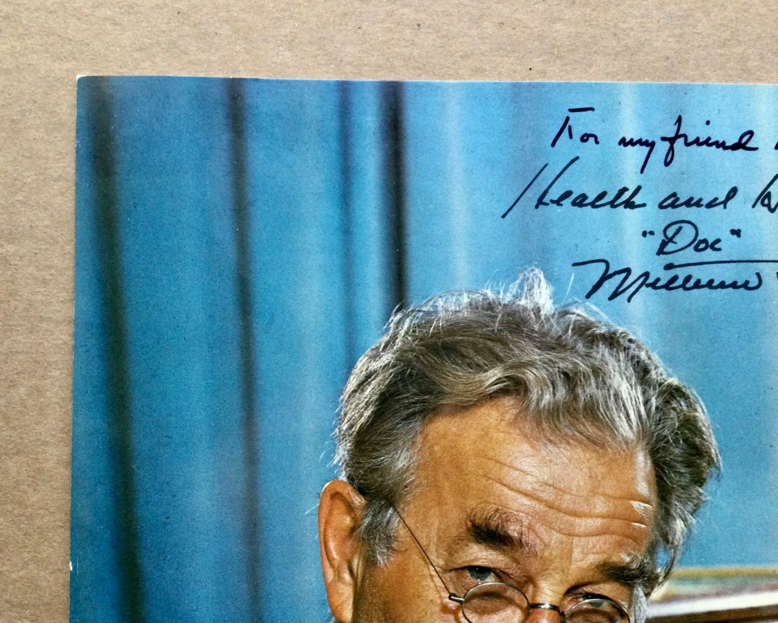 Milburn Stone — Milburn Stone 1905-1980 Doc on Gunsmoke beautiful signed & inscribed 8”X10”, изображение 5