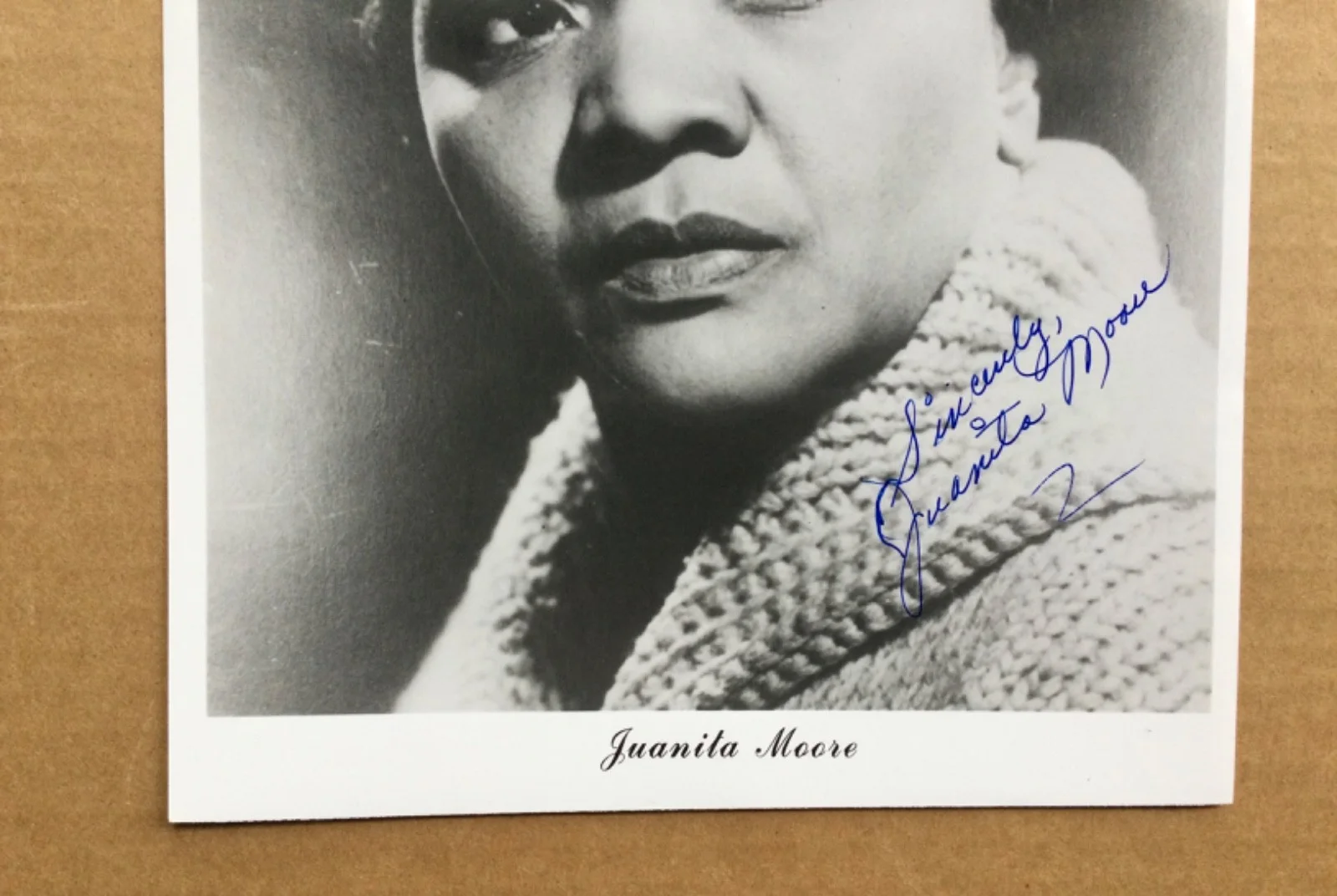 Juanita Moore — RARE Juanita Moore (1914-2014) Signed Autographed 8”x10” photo Imitation Of Life, изображение 2