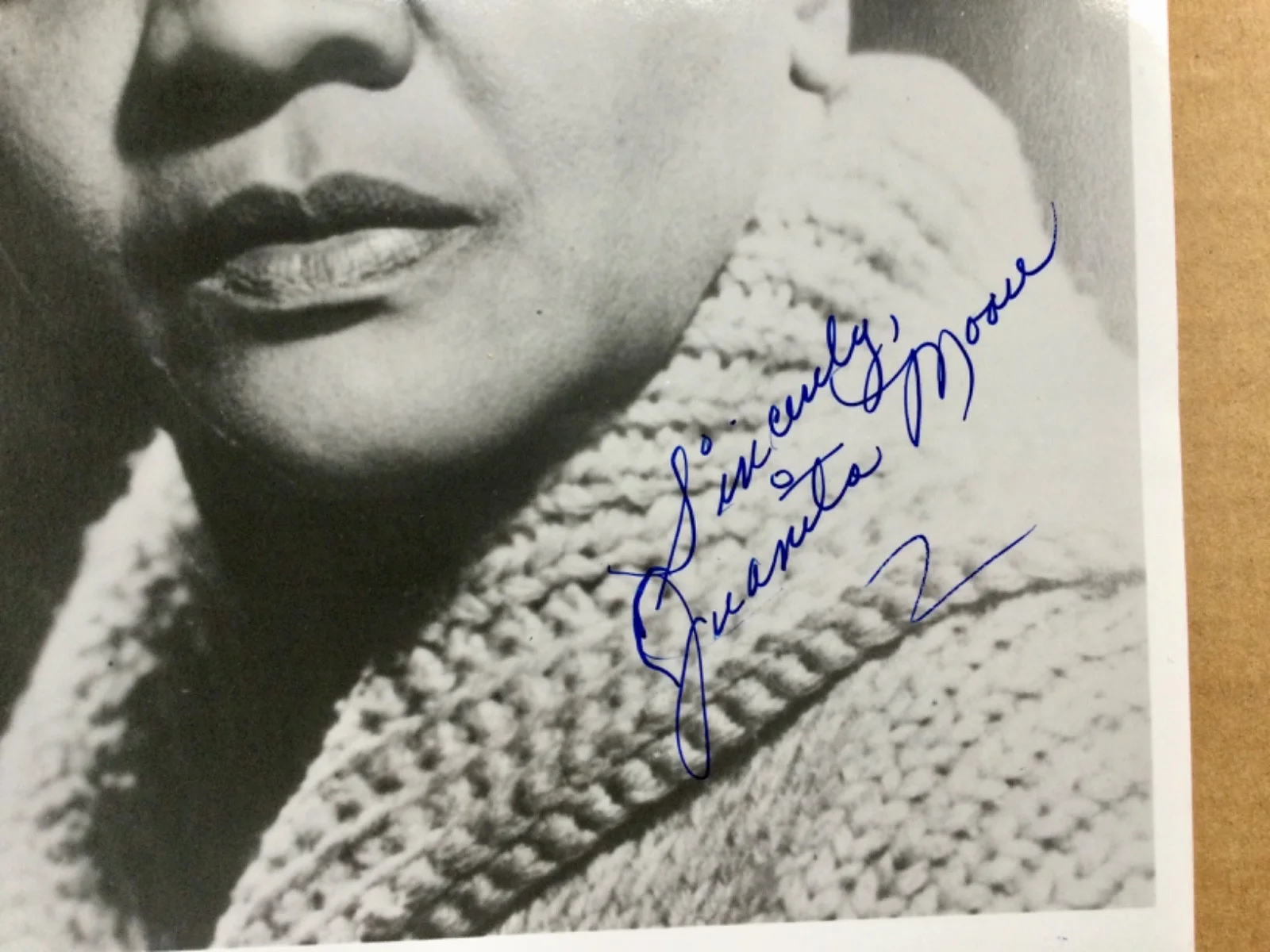Juanita Moore — RARE Juanita Moore (1914-2014) Signed Autographed 8”x10” photo Imitation Of Life, изображение 4